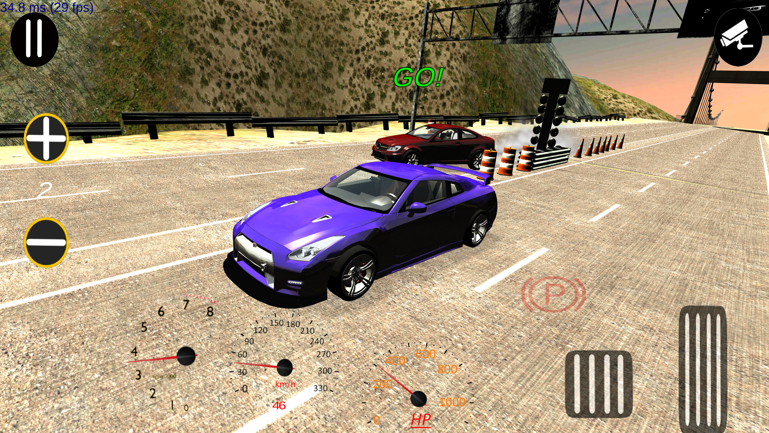 Скриншот игры Drag Racing 2