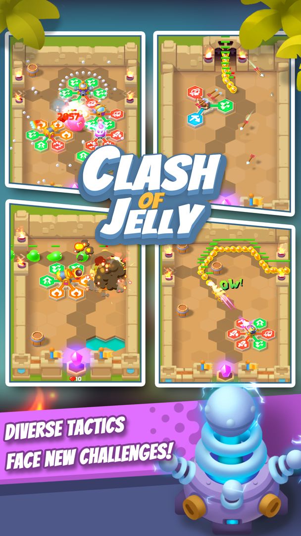 Clash of Jelly 게임 스크린 샷