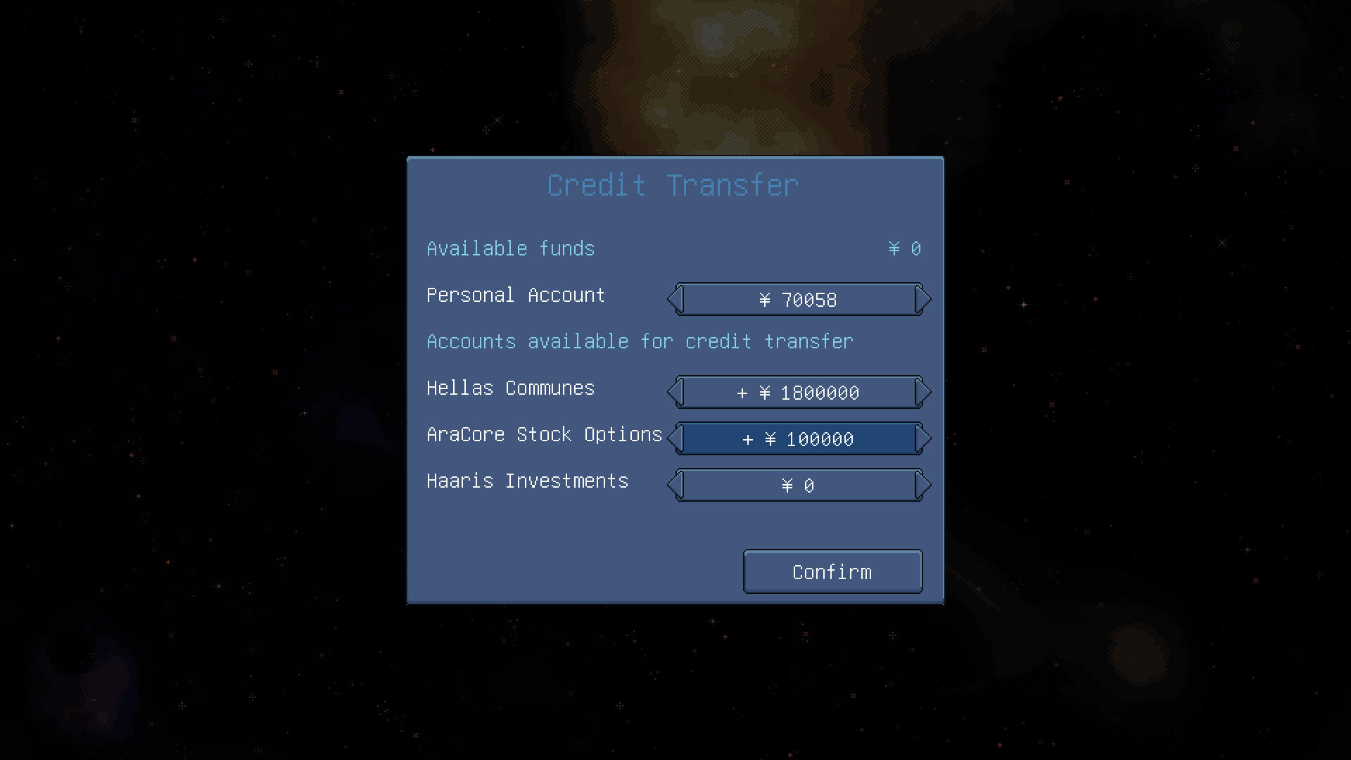 Captura de Tela do Jogo AraCore Astromining Ventures