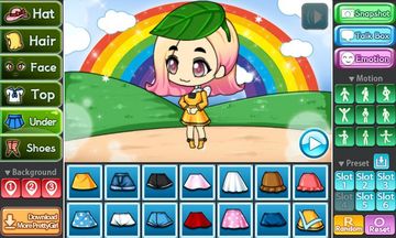 Rain Coat Pretty Girl Game Screenshot