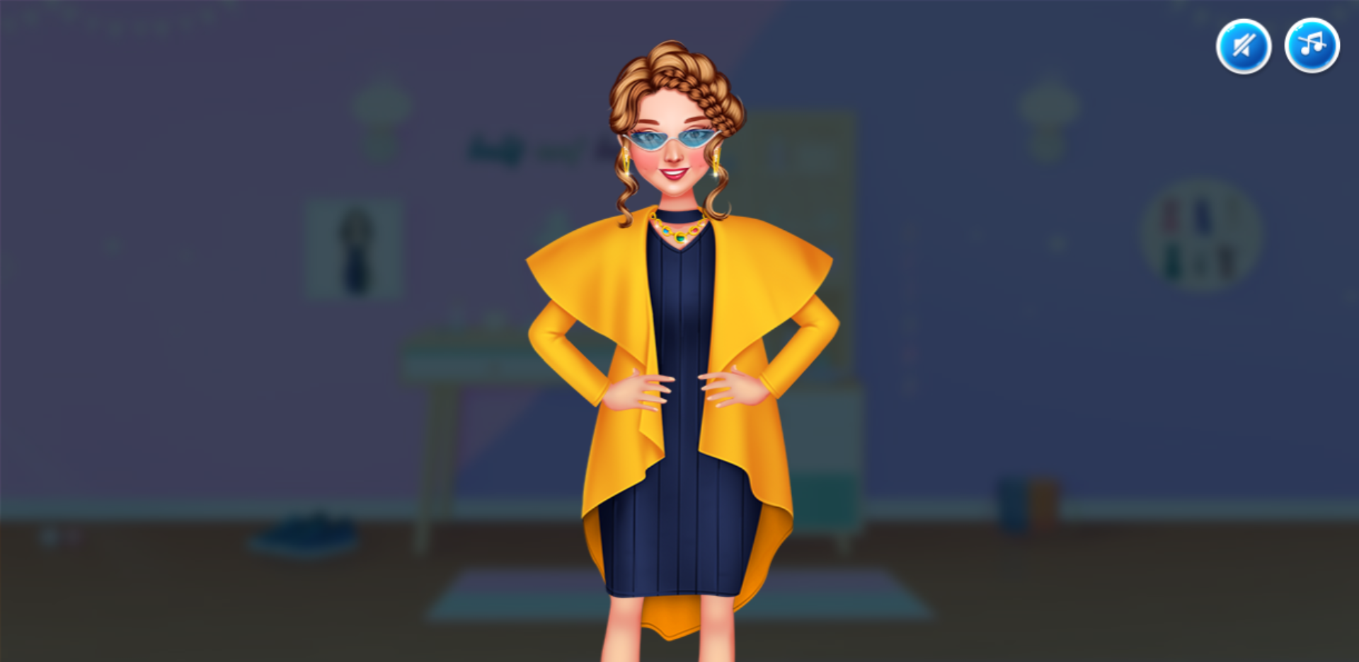 Celebrity Fashion Fusion Game Screenshot