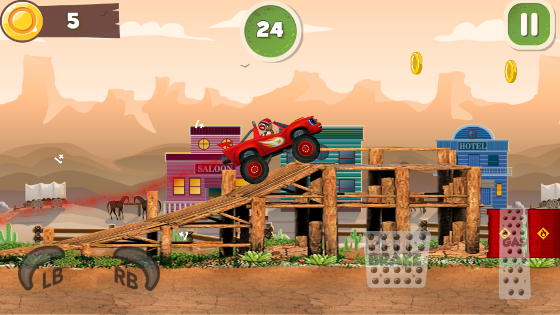 Blaze The Monster Hill Racing Machines Game Screenshot