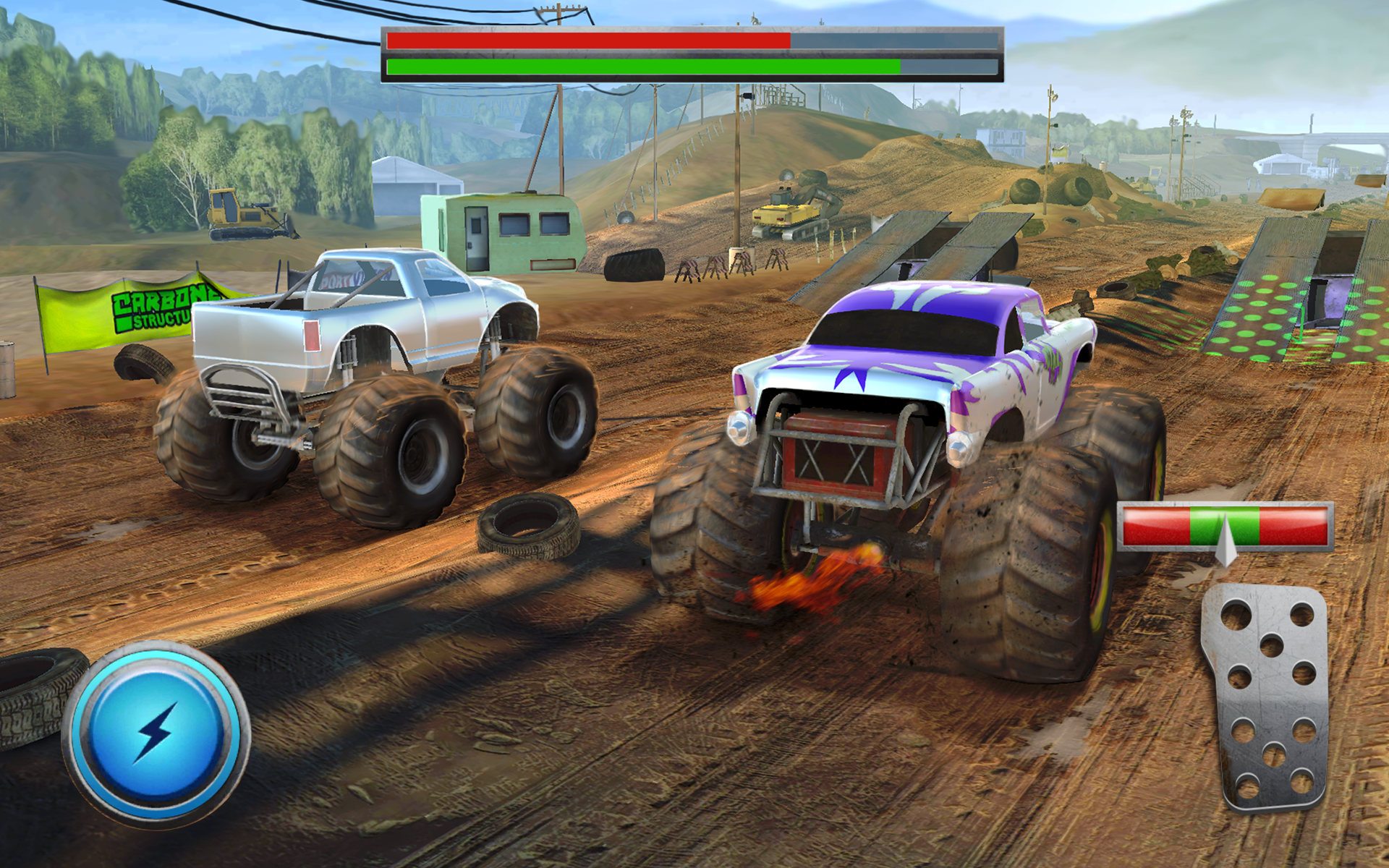 Racing Xtreme 2: Monster Truck Game Screenshot