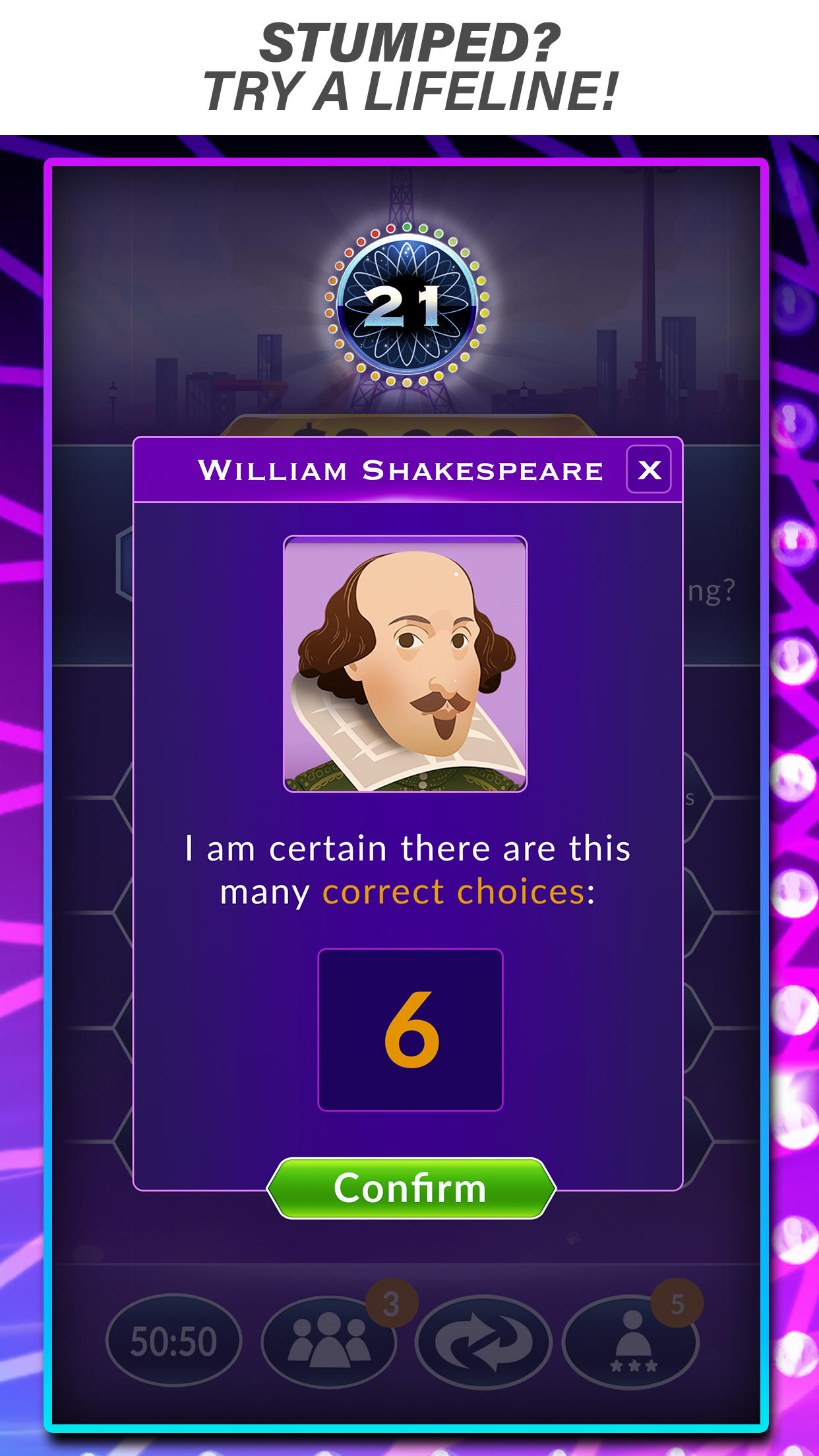 Official Millionaire Game Game Screenshot