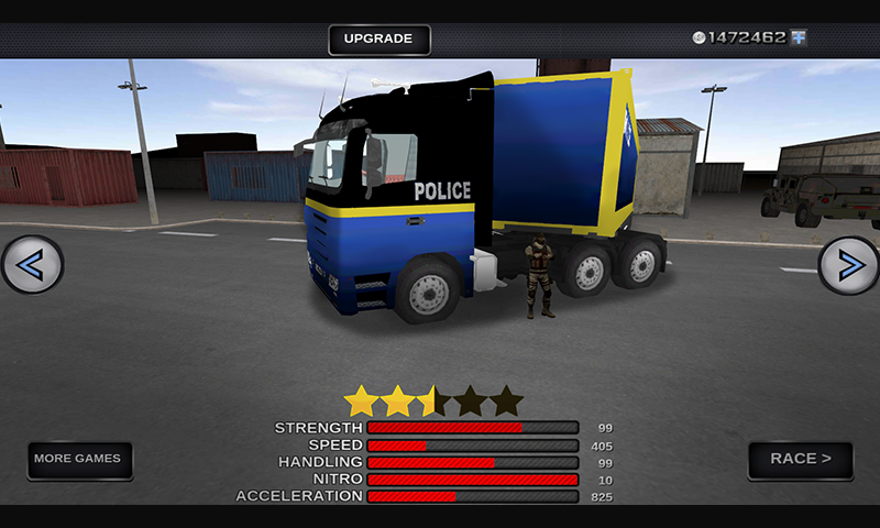 3D Police Truck Simulator 2016 Game Screenshot