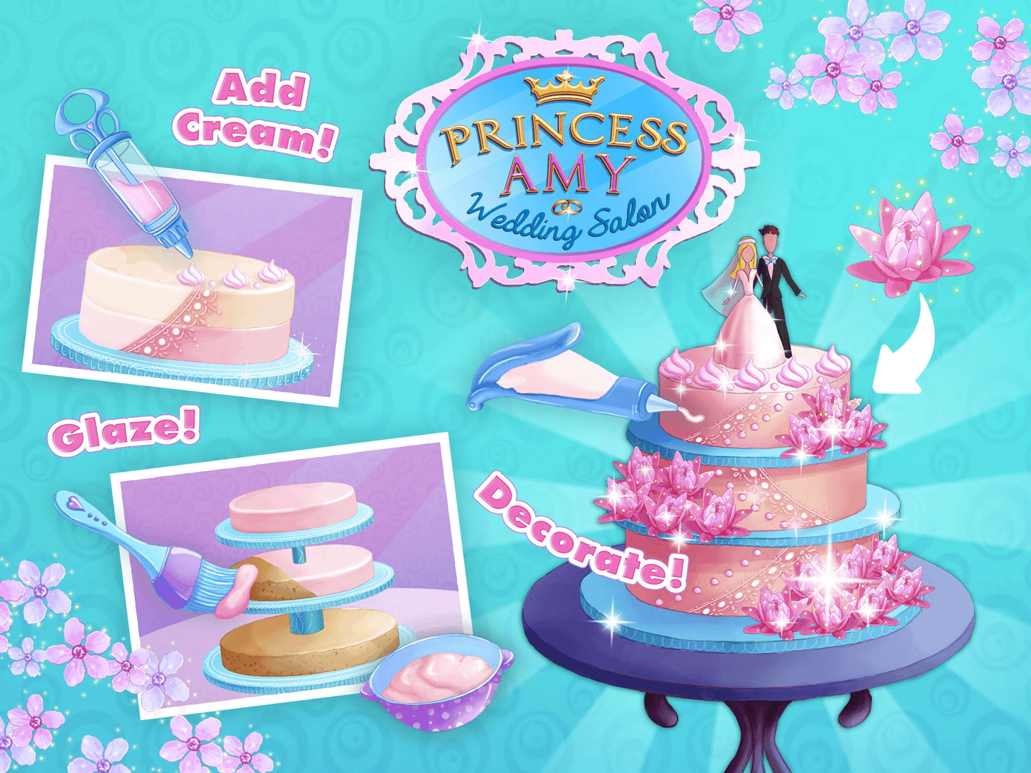 Cuplikan Layar Game Princess Amy Wedding Salon
