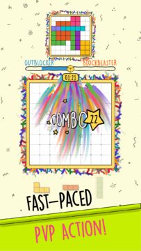 Outblocked Blast Blocks Puzzle Game Screenshot