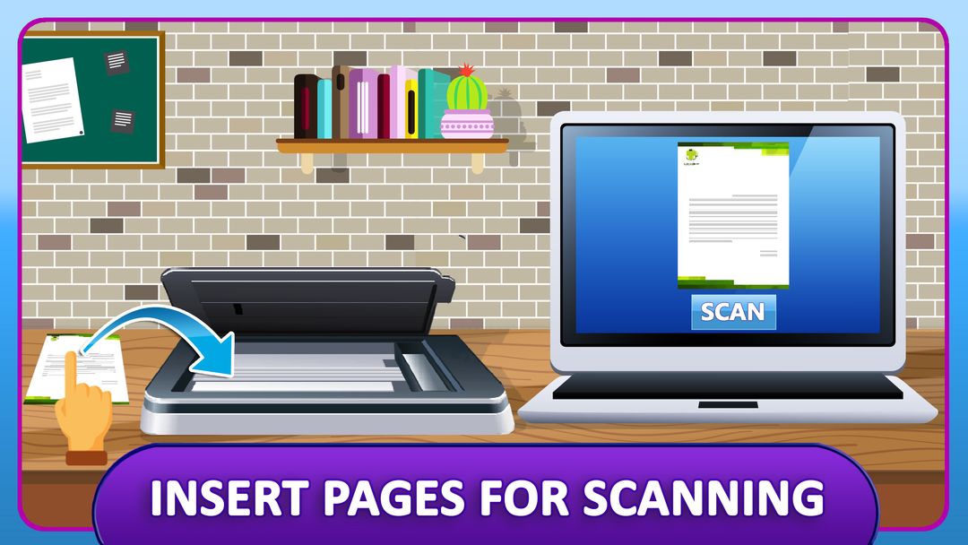 Screenshot of Printer Scanner & Photocopier Learning Simulator