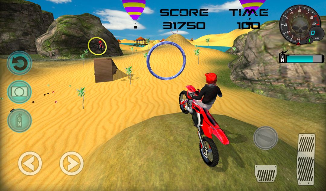 Racing Moto Beach Jumping Games 게임 스크린 샷
