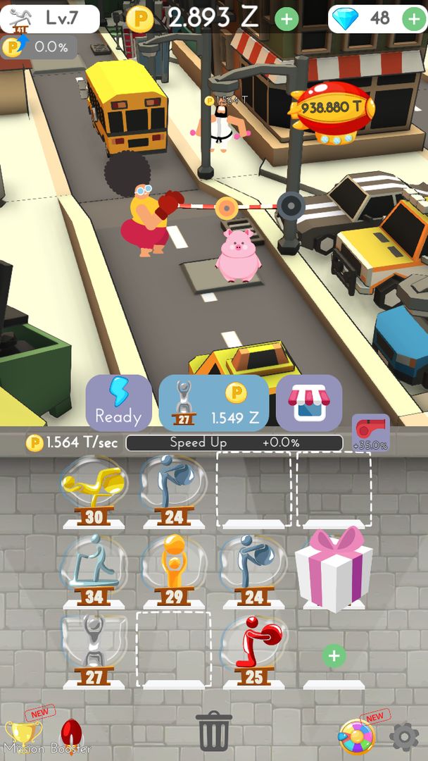 Power Village-Merge & Clicker screenshot game