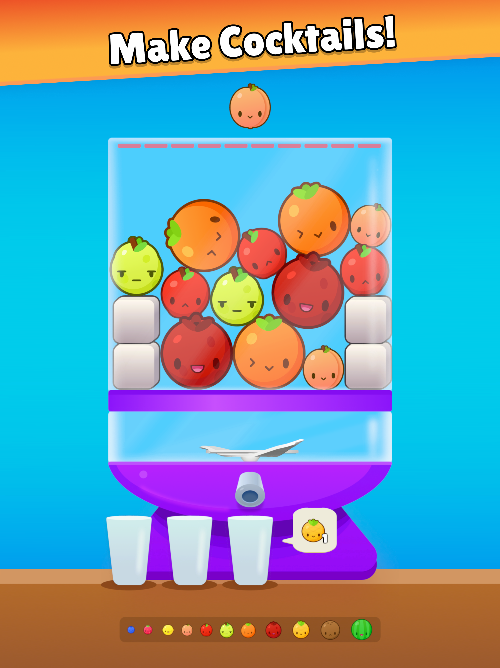 Cocktail Merge Game Screenshot