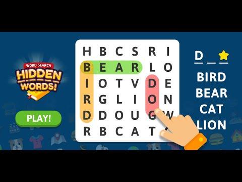 Скриншот видео Word Search: Hidden Words