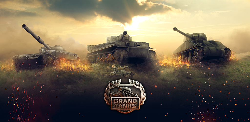 Banner of Grand Tanks- WW2 Tank ဂိမ်းများ 3.08.1