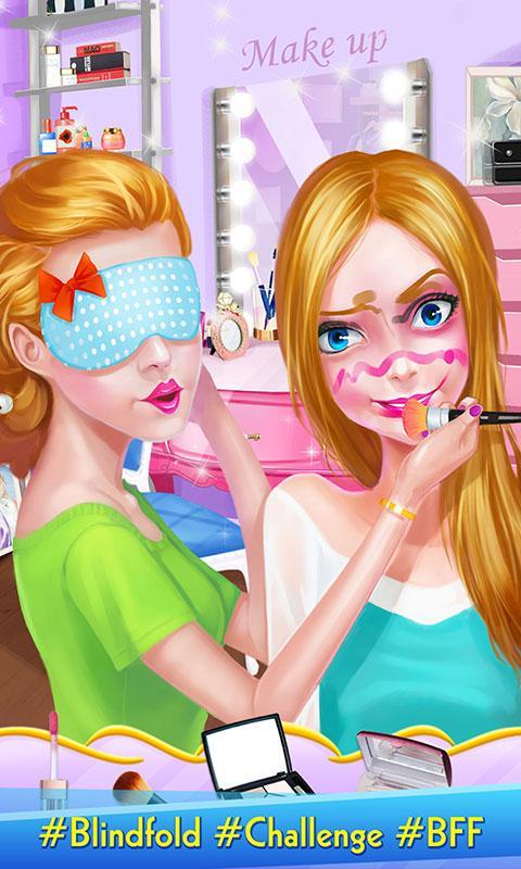 Blogger Girl: Blindfold Makeup 게임 스크린샷