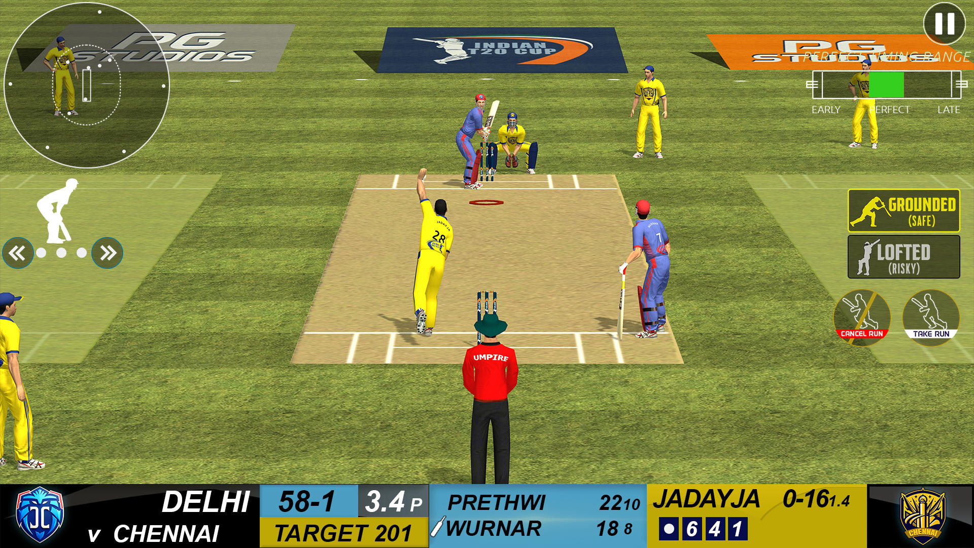 Indian T20 Cup : Cricket Game Game Screenshot