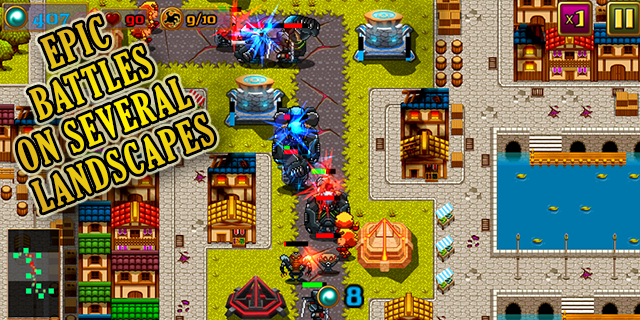 Warrior Defense Game Screenshot