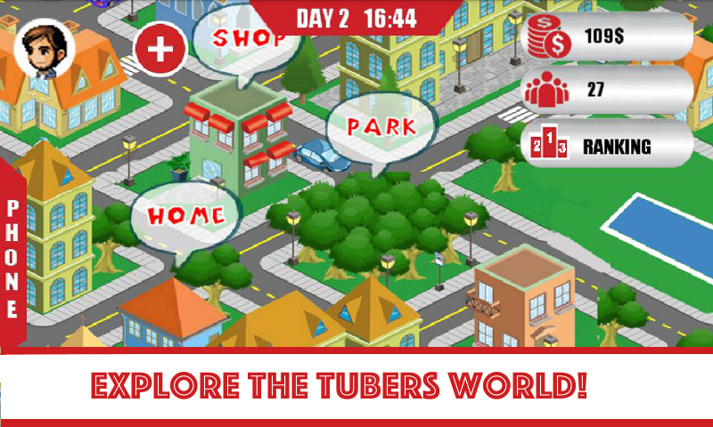 Tubers Life Tycoon Game Screenshot