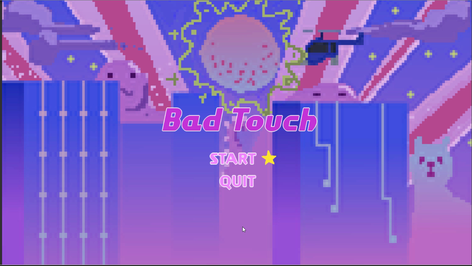 Screenshot of the video of Bad Touch 一触即发