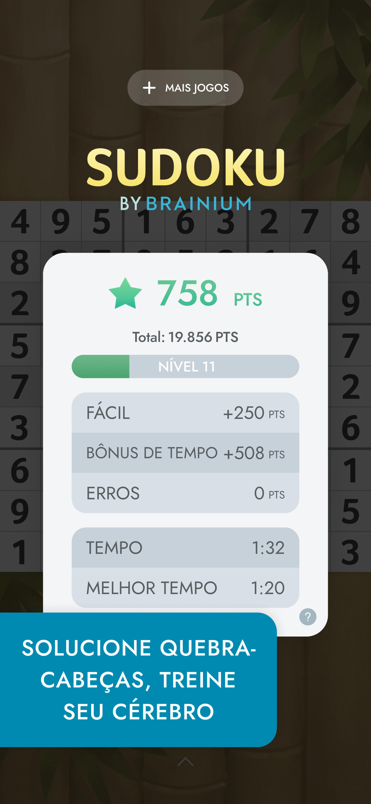 Captura de Tela do Jogo Sudoku