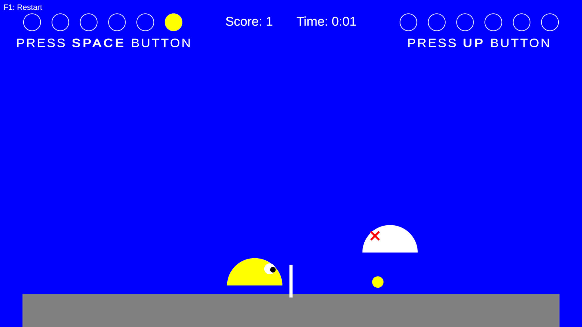 Slime Volley Game Screenshot