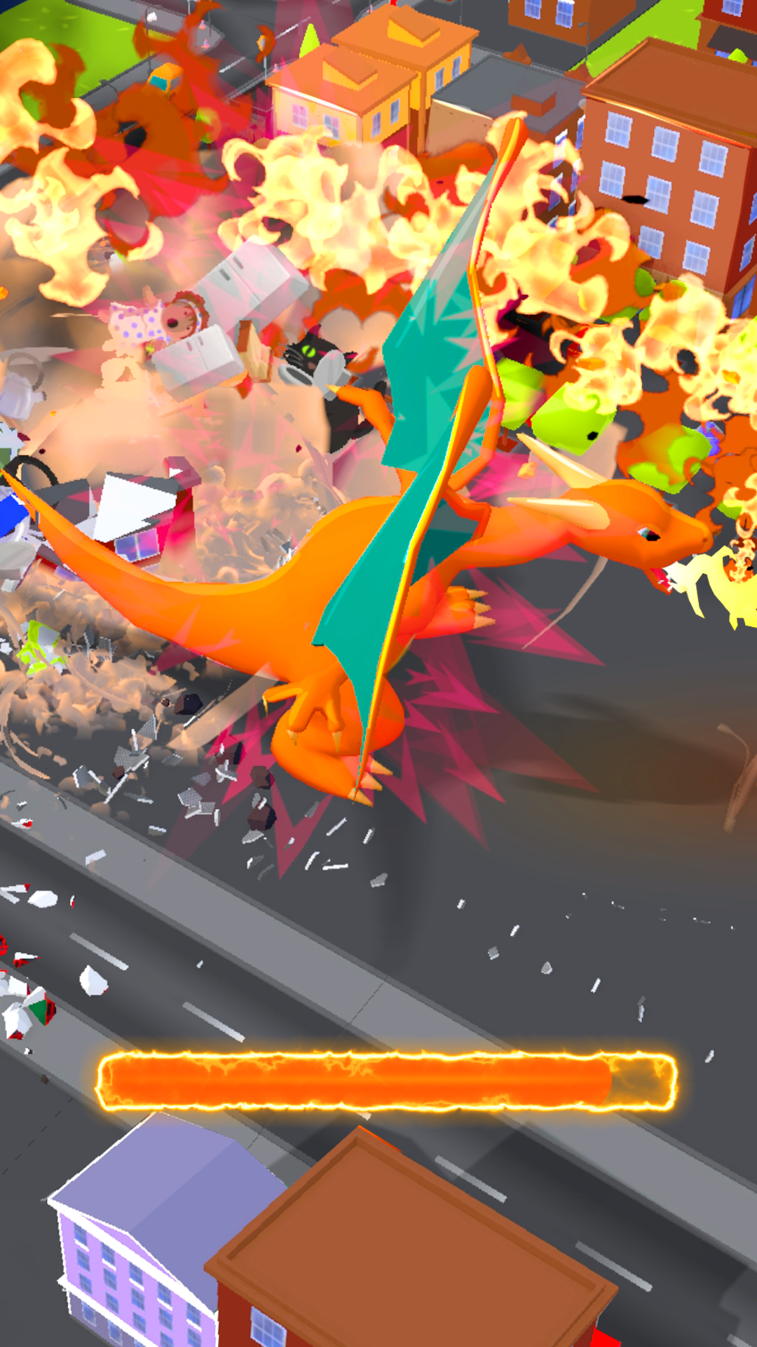 Captura de Tela do Jogo Monster city smash