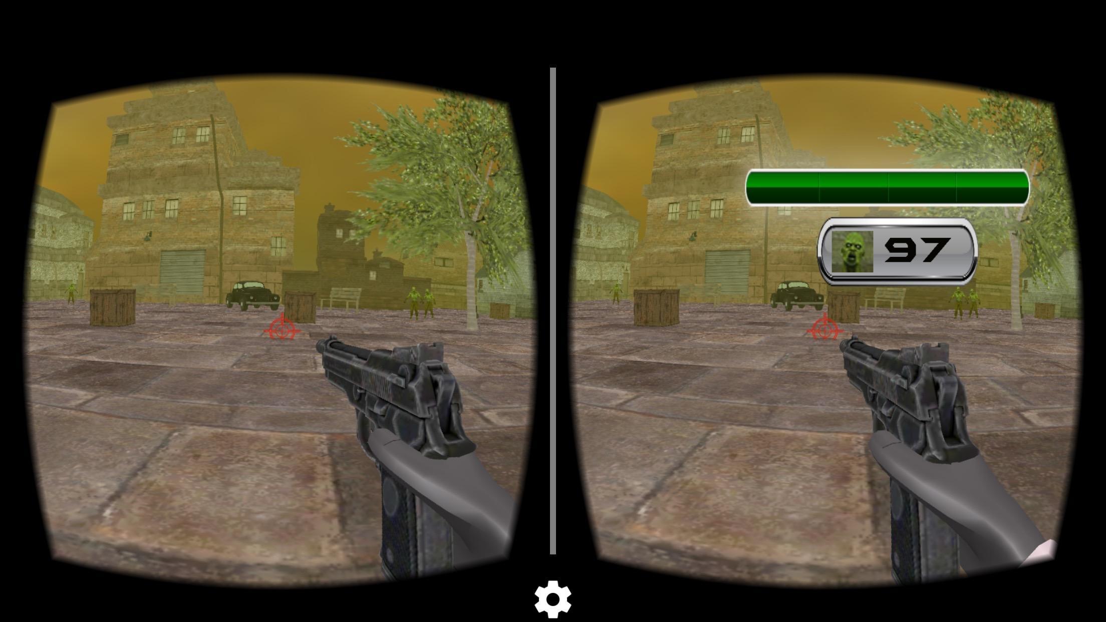 Screenshot of Zombie Shoot Virtual Reality
