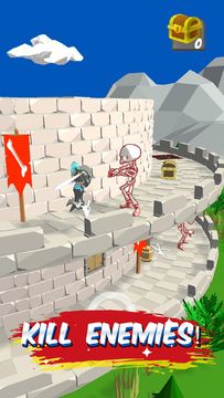Oh My Hero. Skeleton Tower Game Screenshot