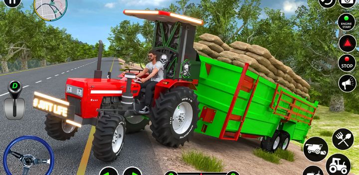 Jogos de agricultura de trator nos EUA 3d versão móvel andróide