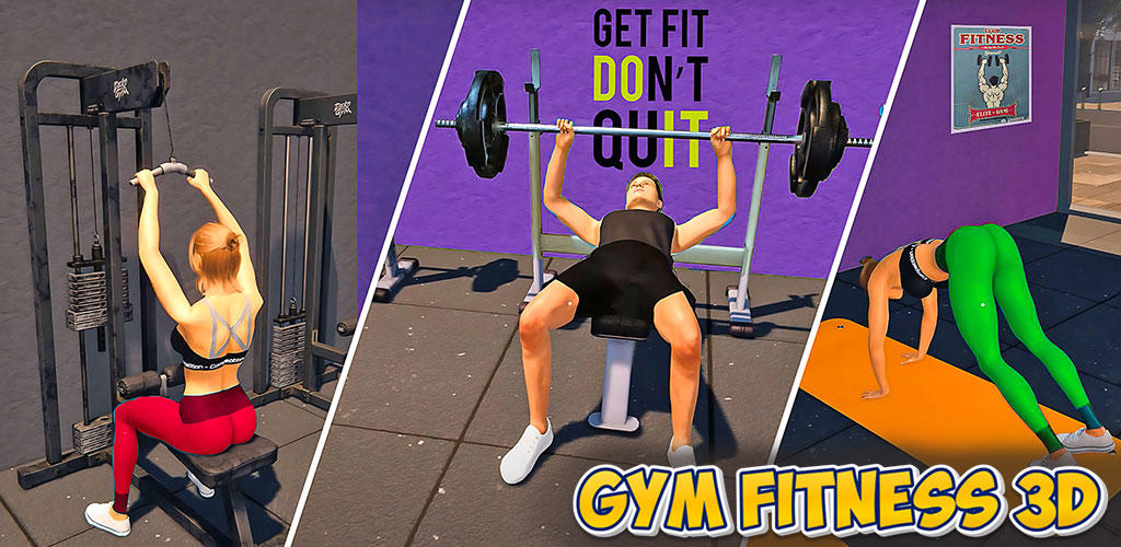 Banner of Gym Simulator 3D: Fitness Game 