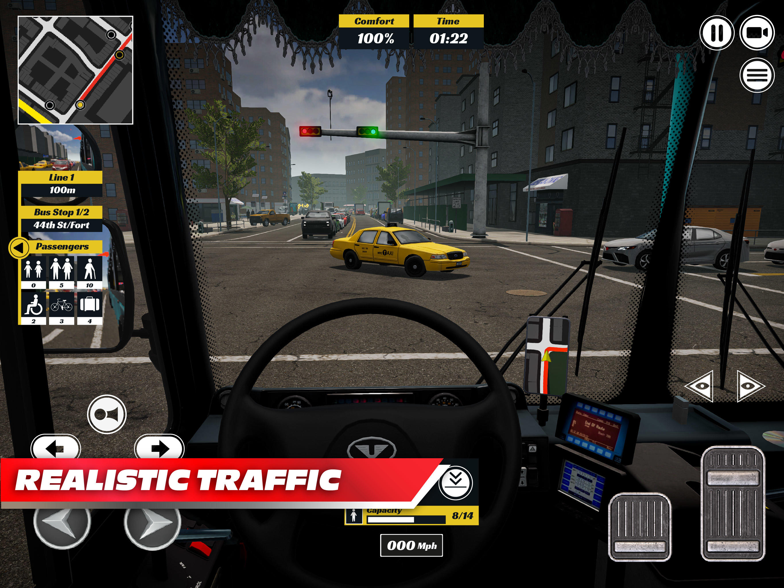 BUS Simulator PRO Urban Rivals Game Screenshot