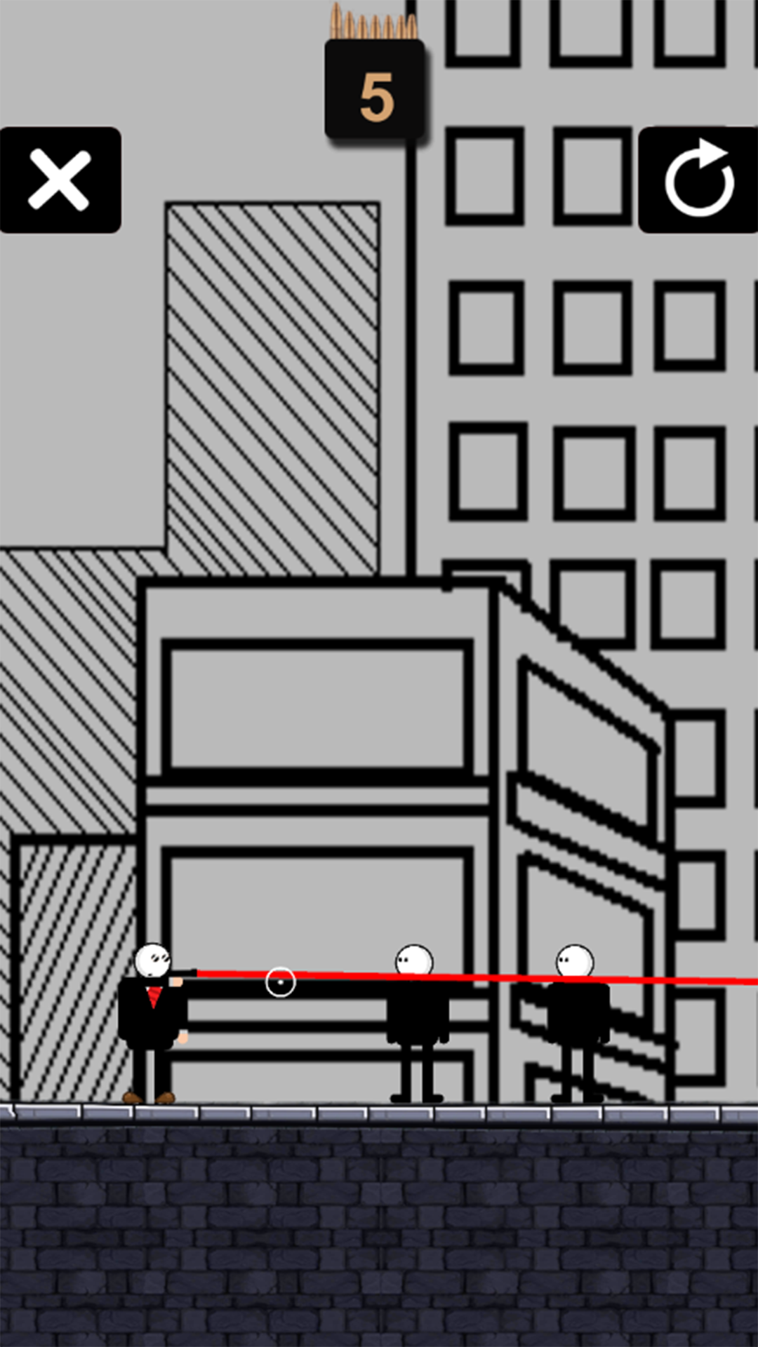 Screenshot of Henry Stickman:  Gunner