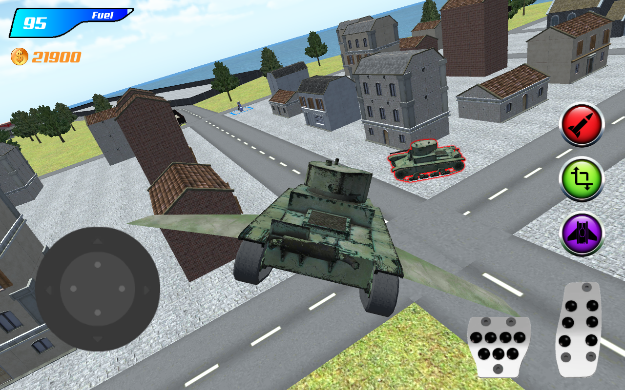 Screenshot of World War Robot : Tank Wings