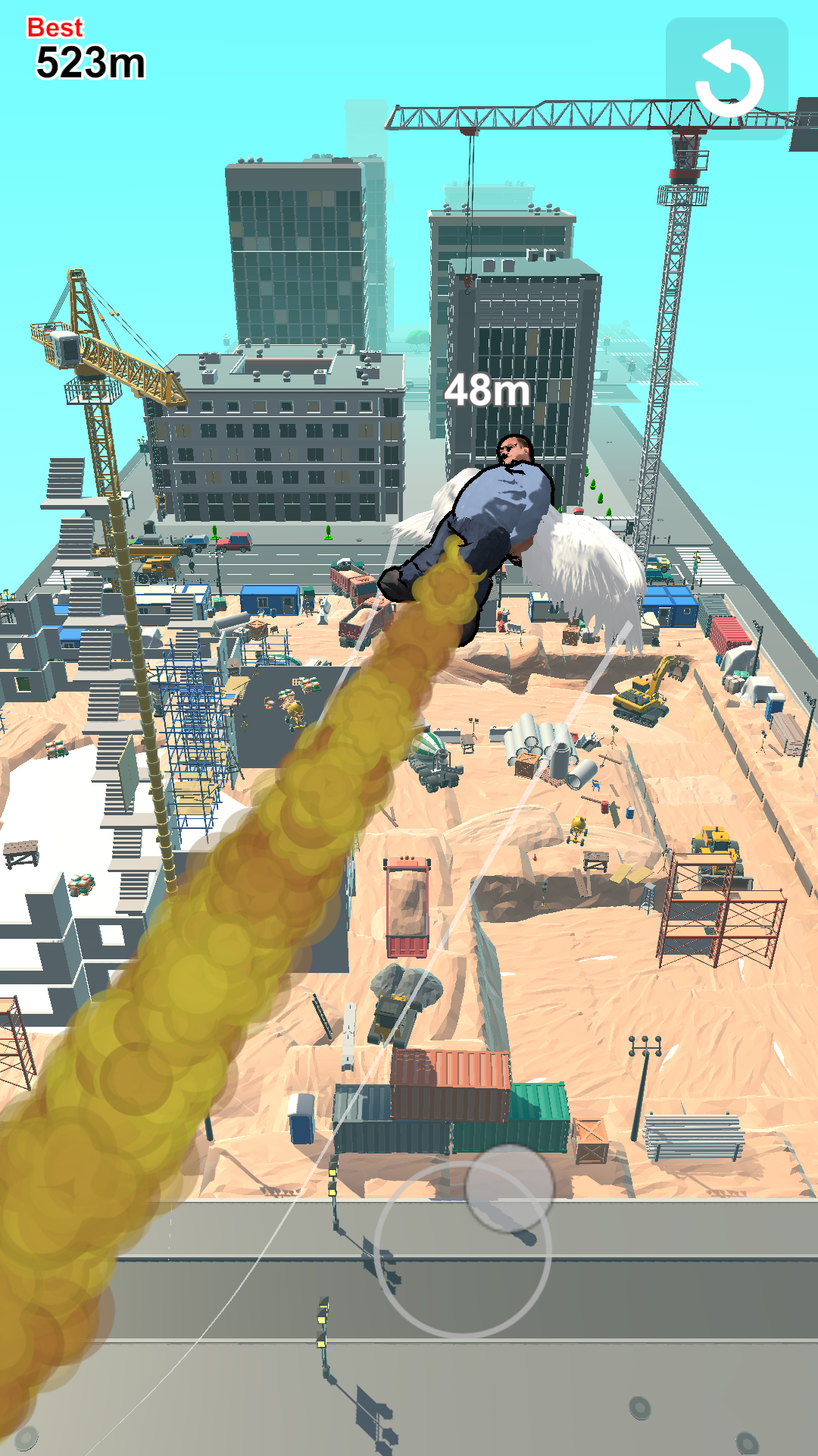 Fart Launch Game Screenshot