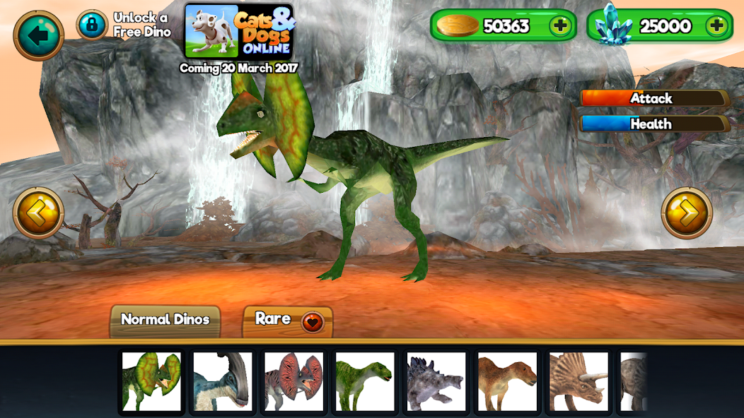 Dino World Online - Hunters 3Dのキャプチャ