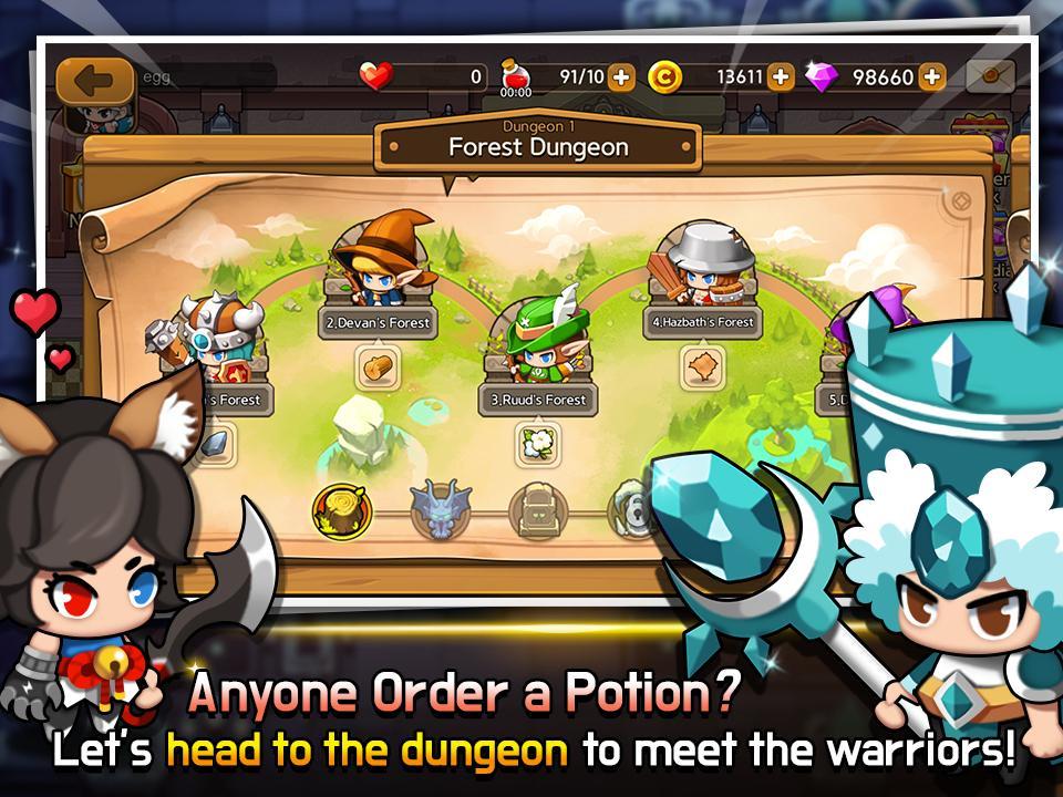 Screenshot of Dungeon Delivery