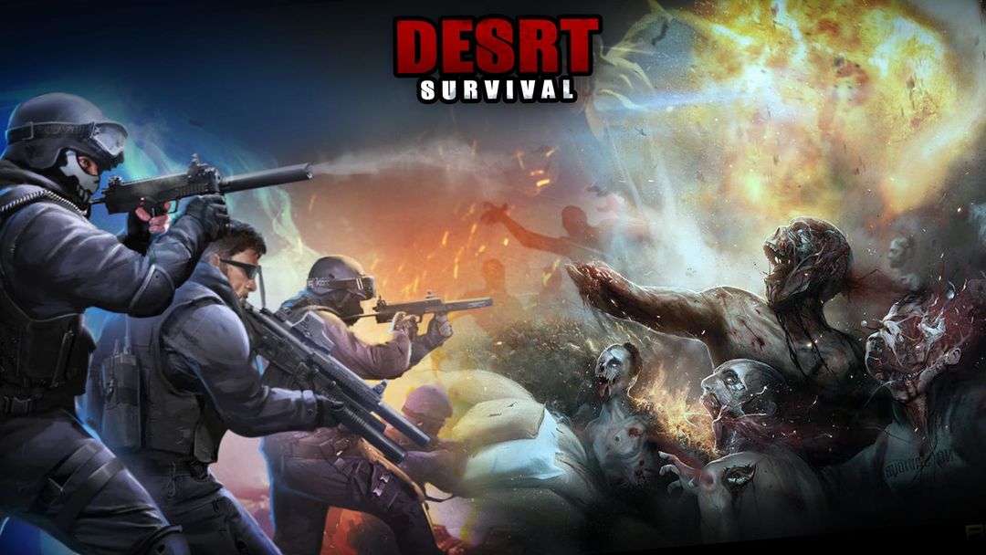 Desrt Survival - 좀비 게임 게임 스크린 샷