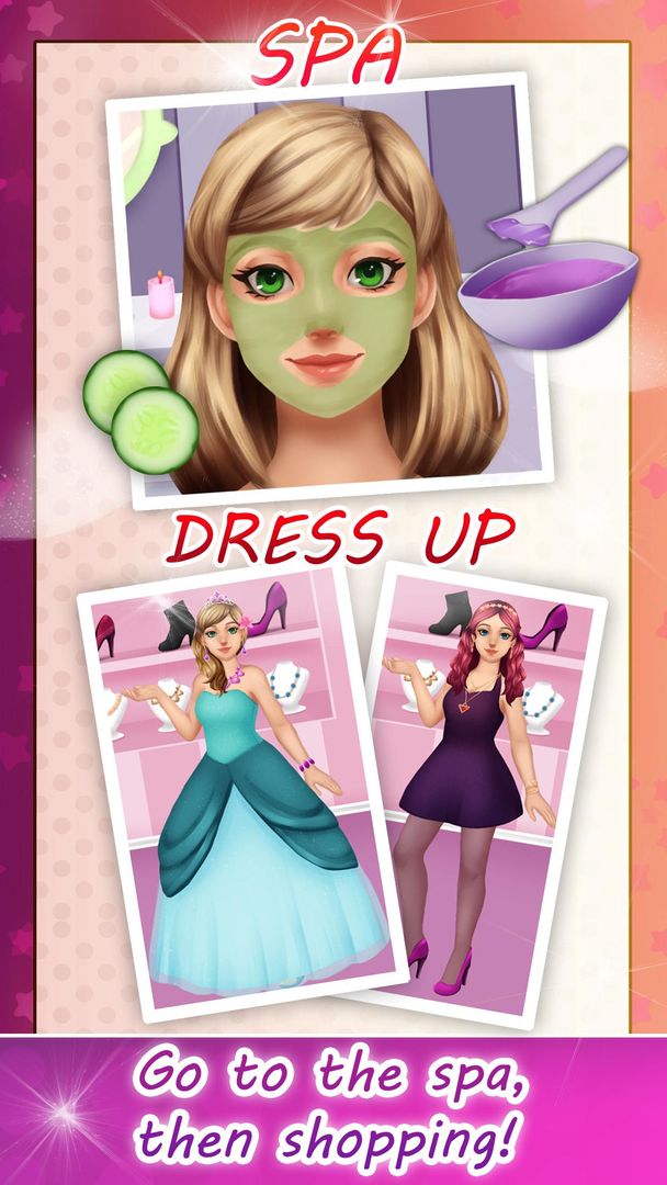 Screenshot of Zoey's Party Salon - Nails, Makeup, Spa & Dress Up