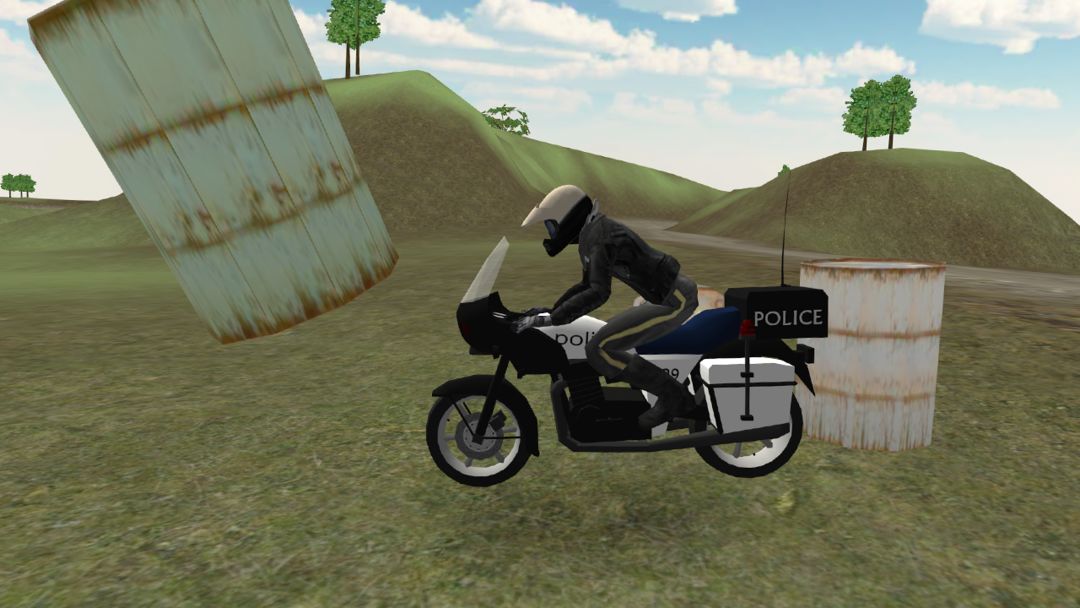 Police Motorbike Road Rider 게임 스크린 샷