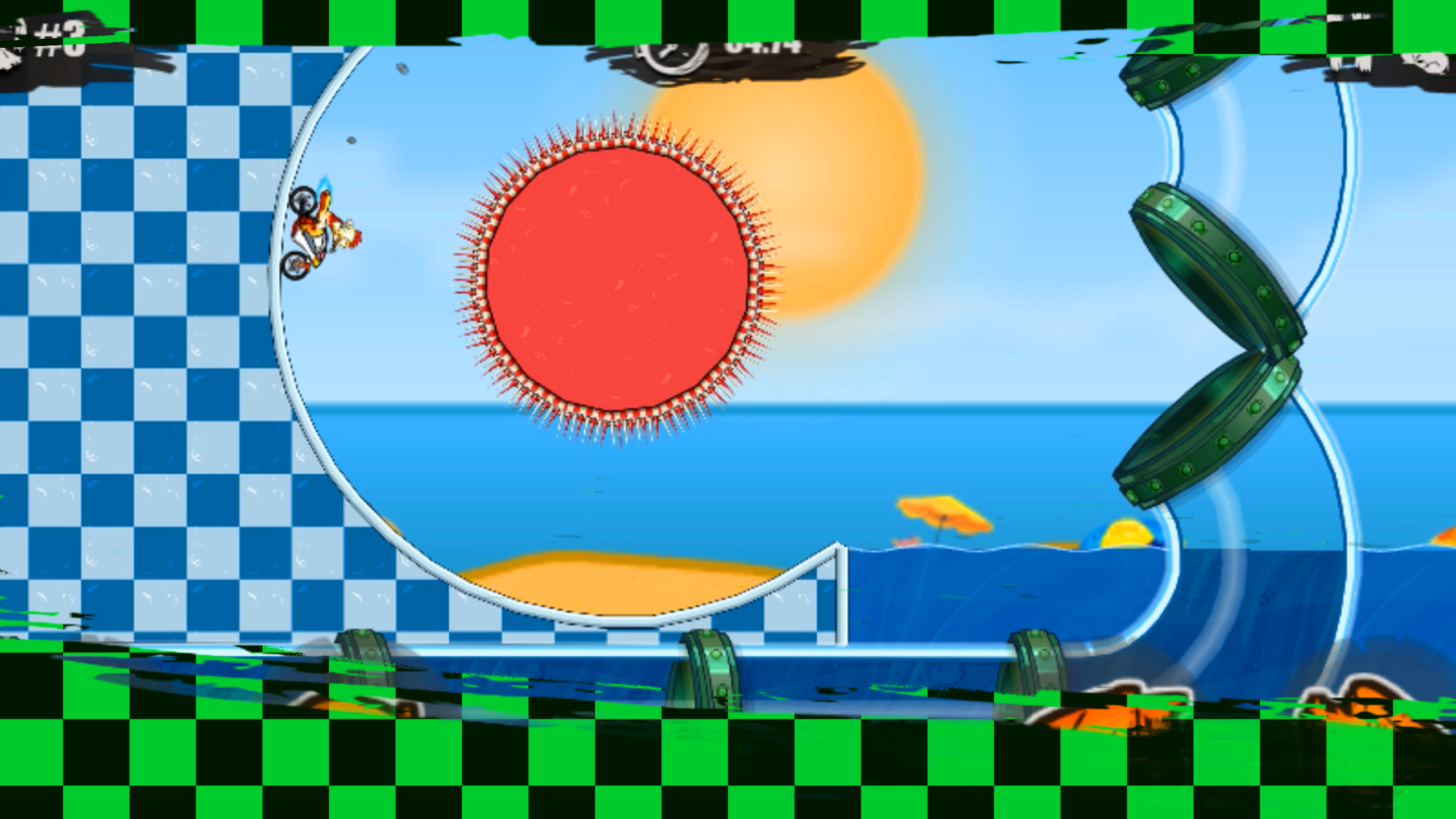 Скриншот игры MotoX3M