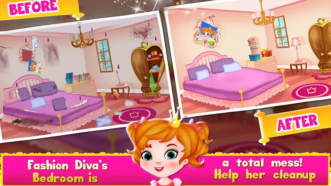 Cleaning games for Kids Girls ภาพหน้าจอเกม