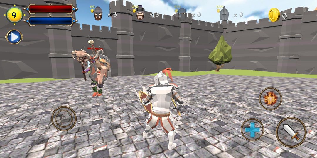 Castle Defense Knight Fight screenshot game