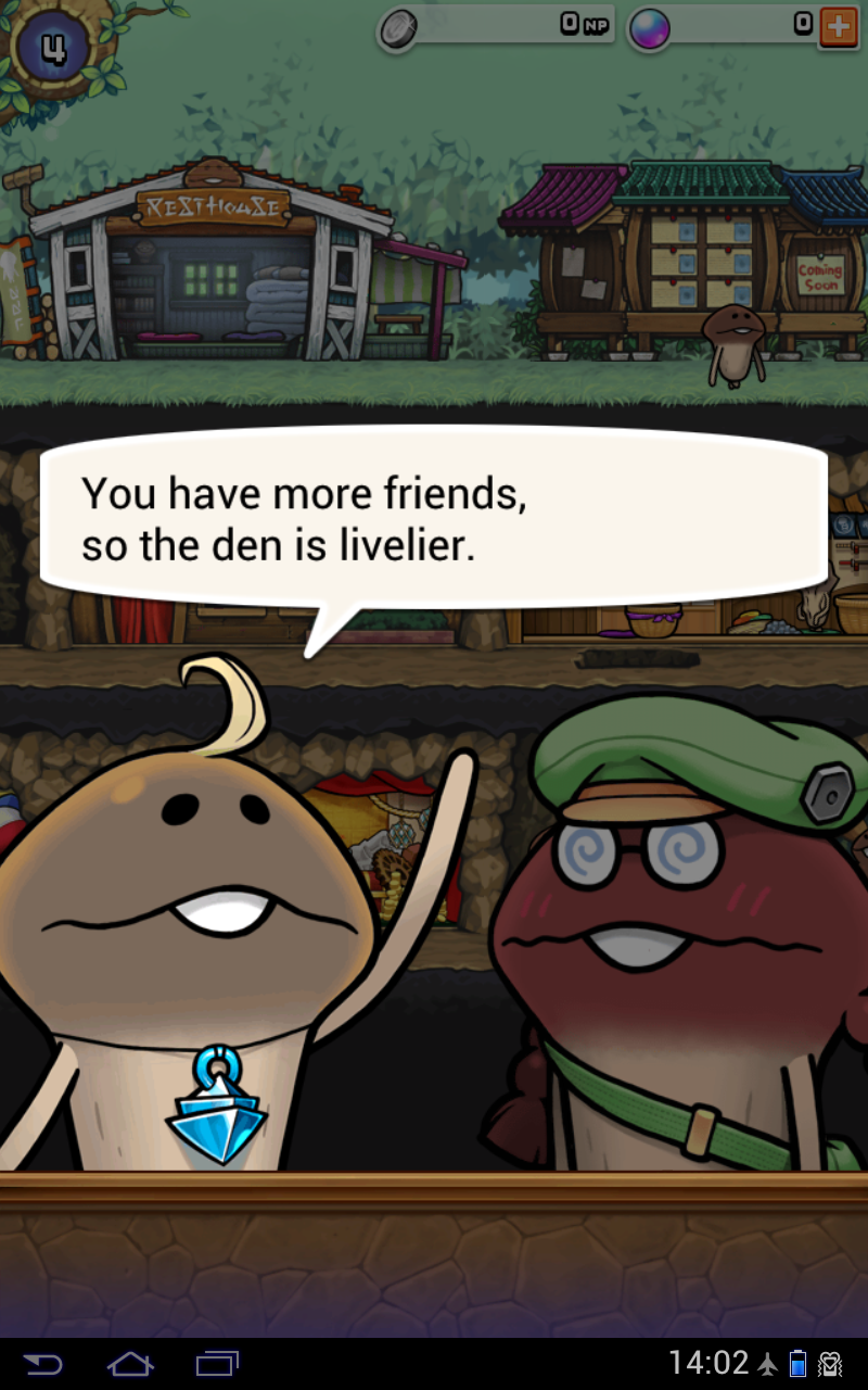 Captura de Tela do Jogo Funghi's Den