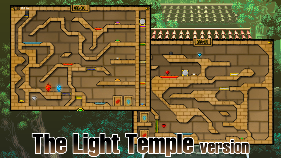 Redboy and Bluegirl: The Light Temple Game Screenshot