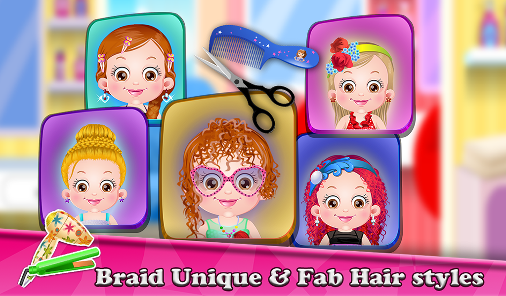 Baby Hazel Hair Day ゲームのスクリーンショット