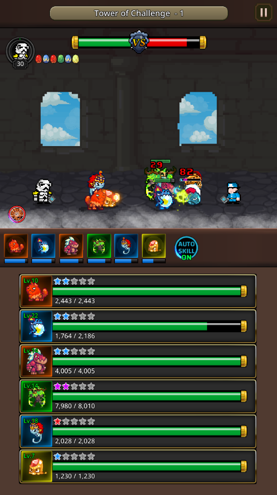 Grow Mergemon Masters : Idle Game Screenshot