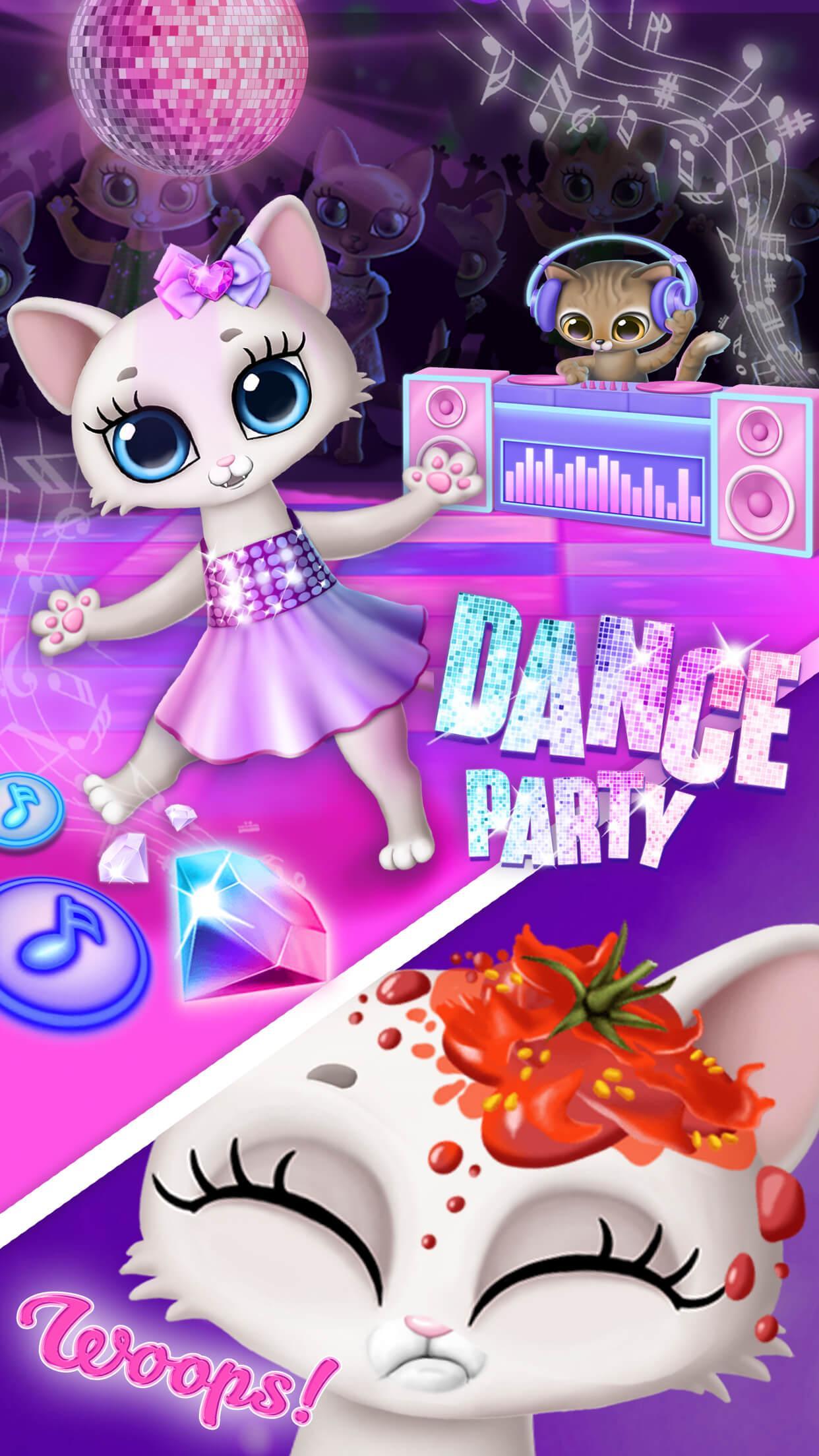 Kitty Meow Meow - My Cute Cat Day Care & Fun ゲームのスクリーンショット