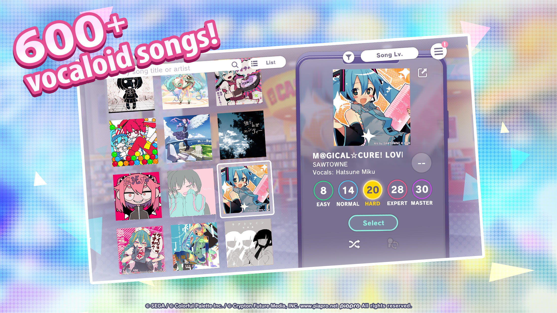 HATSUNE MIKU: COLORFUL STAGE! Game Screenshot