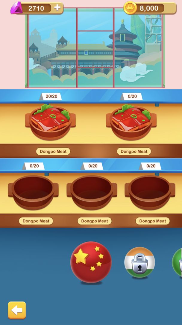 Screenshot of Cross Word-Tasty Food