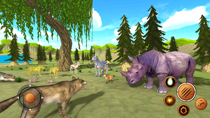 Cuplikan Layar Game Wild Wolf Games Simulator