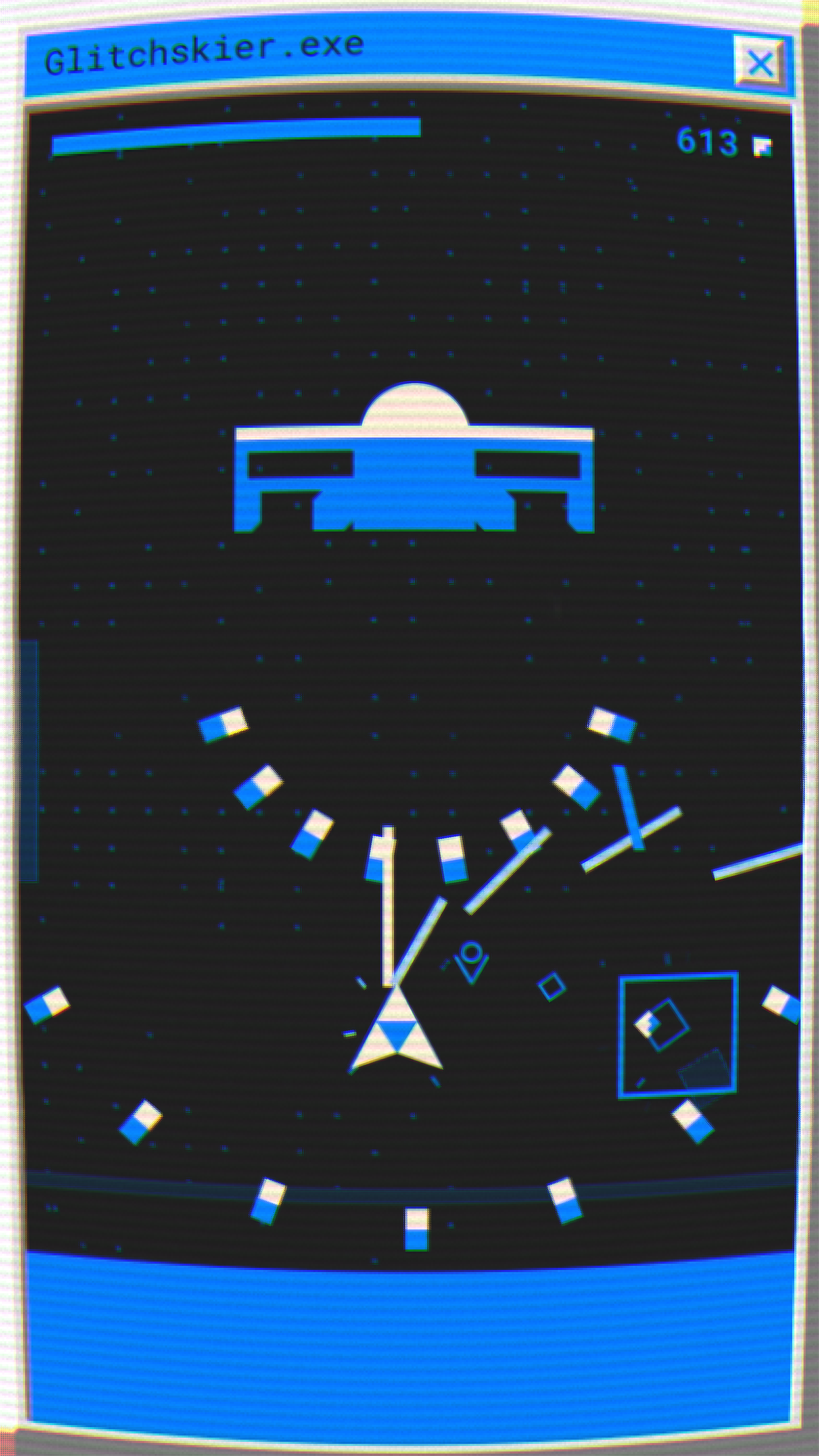 Glitchskier Game Screenshot